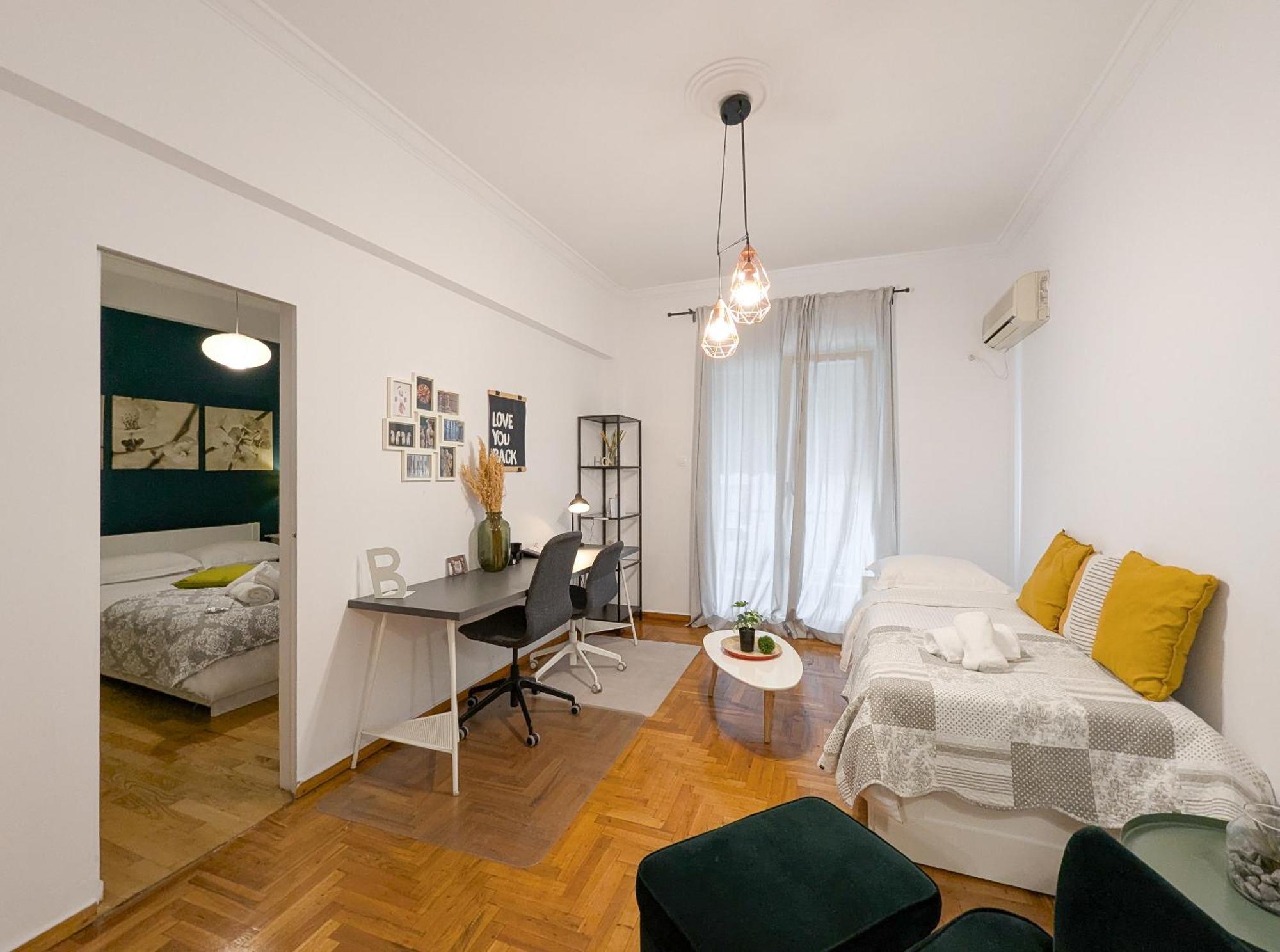 Spacious Apt For 5 Guests Next To Acropolis&Metro أثينا المظهر الخارجي الصورة