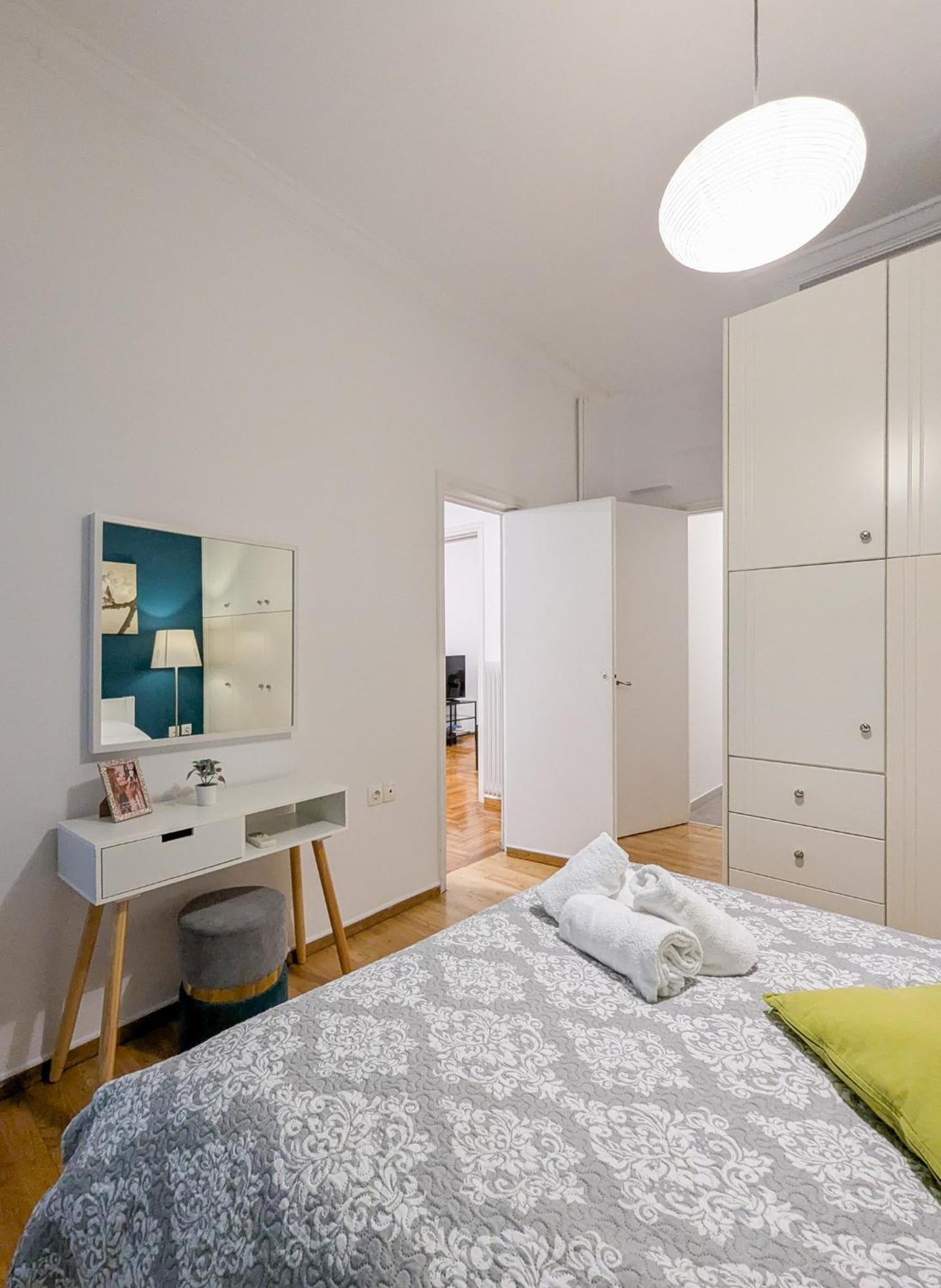 Spacious Apt For 5 Guests Next To Acropolis&Metro أثينا المظهر الخارجي الصورة